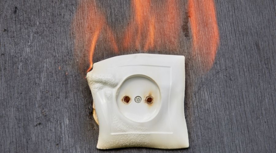 burning socket