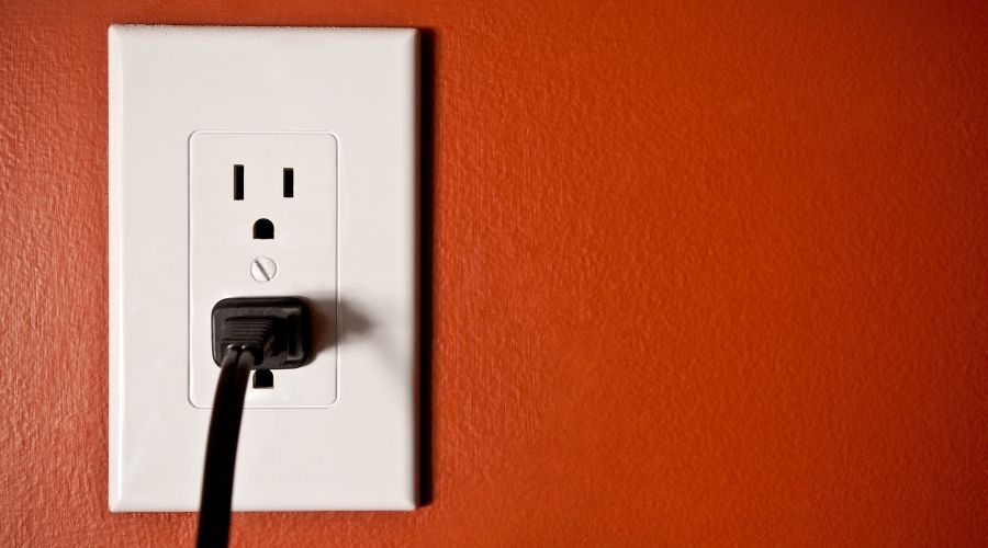 plug in an electrical outlet - is your electrical outlet hot