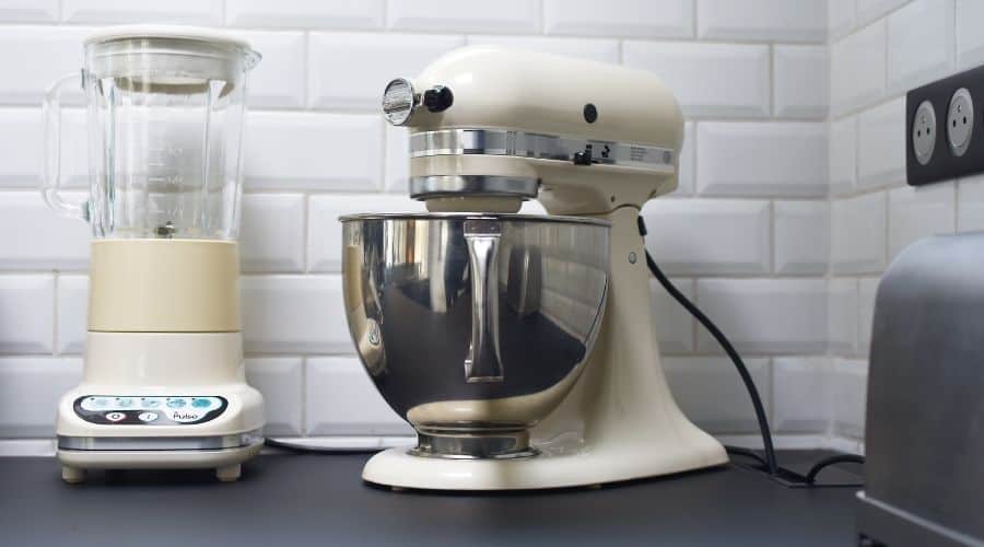 small kitchen appliances on counter