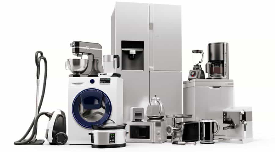an assortment of large appliances